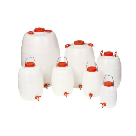 Baril pour liquides - 5l - avec robinet H x&oslash;: 280x180 mm - JCW-2005-010 - Linum