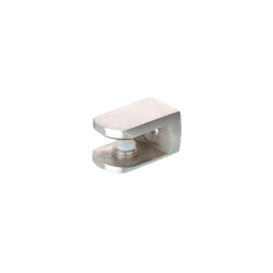 Pince verre avec vis de reglage Pince plate - inox satine aisi 316 - GFG-5100-840 - Linum