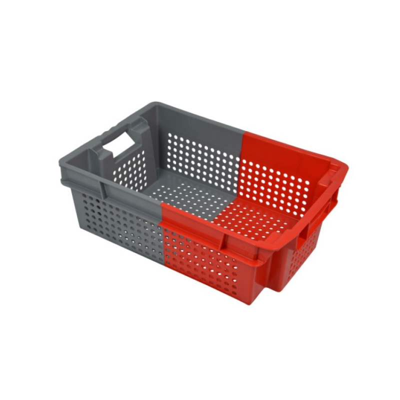 Bac gerbable emboitable - 600x400x200mm Ajoure - 70% emboitable - bi-color - NGP-6202-675 - Linum
