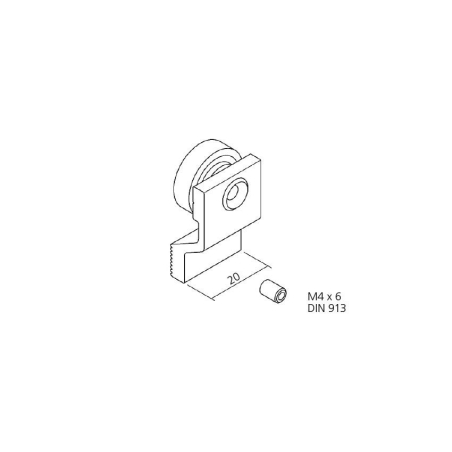 Galet - guide pour s.615  - 38165.99 - Linum