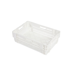 Bac gerbable emboitable - 600x400x190 Fond et cotes ajoures - euronorm - NMP-6194-010 - Linum