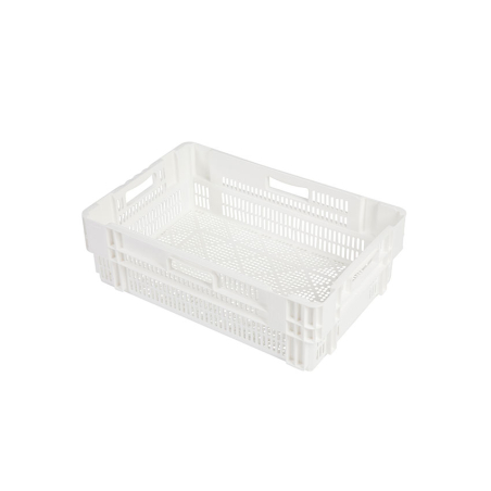 Bac gerbable emboitable - 600x400x190 Fond et cotes ajoures - euronorm - NMP-6194-010 - Linum