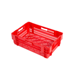 Bac gerbable emboitable - 600x400x190 Fond et cotes ajoures - euronorm - NMP-6194-070 - Linum