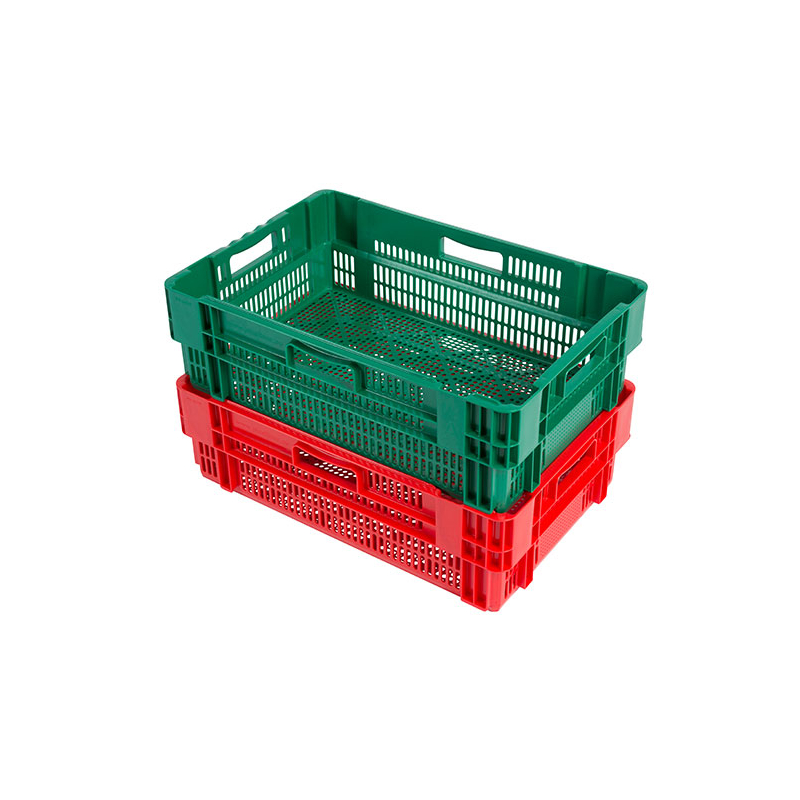 Bac gerbable emboitable - 600x400x190 Fond et cotes ajoures - euronorm - NMP-6194-070 - Linum