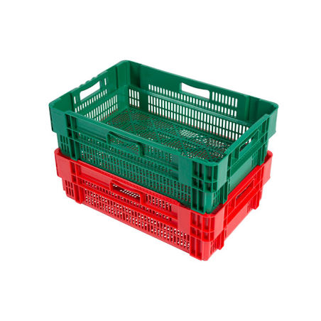 Bac gerbable emboitable - 600x400x190 Fond et cotes ajoures - euronorm - NMP-6194-070 - Linum