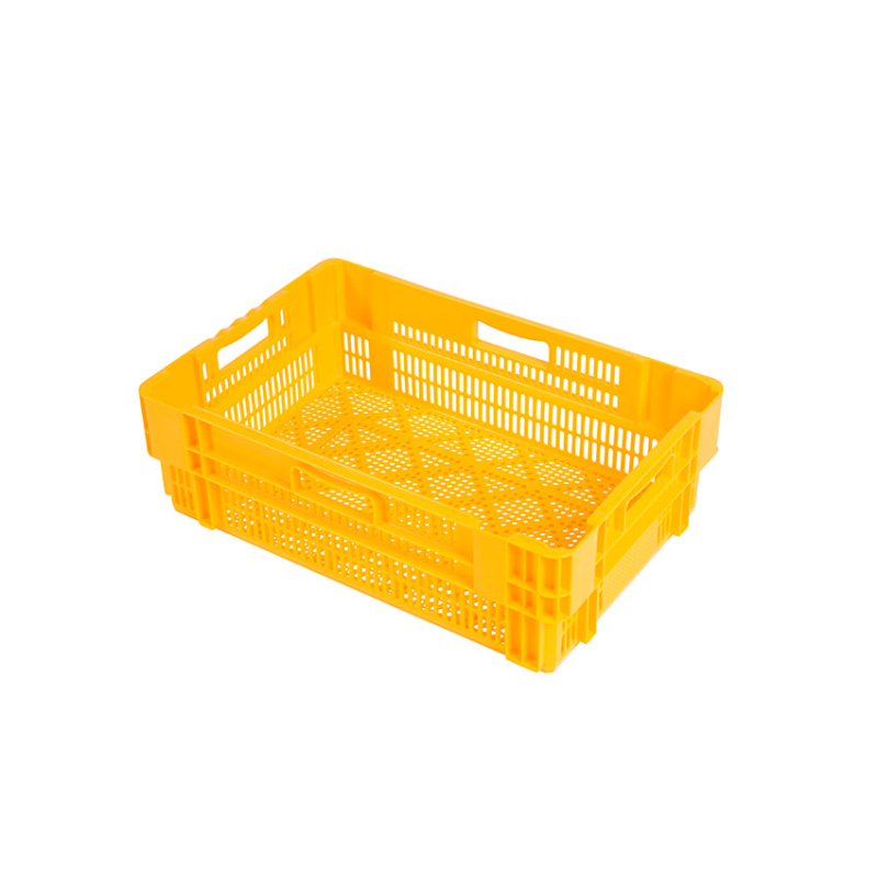 Bac gerbable emboitable - 600x400x190 Fond et cotes ajoures - euronorm - NMP-6194-080 - Linum