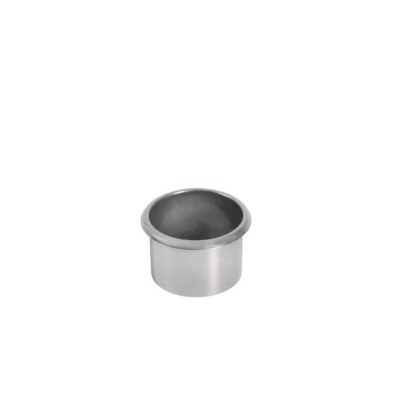 Gaine c&acirc;bles inox rond - &oslash;71mmx48mm Avec flange ronde 11mm - &oslash;82mm - JVO-1300-000 - Linum