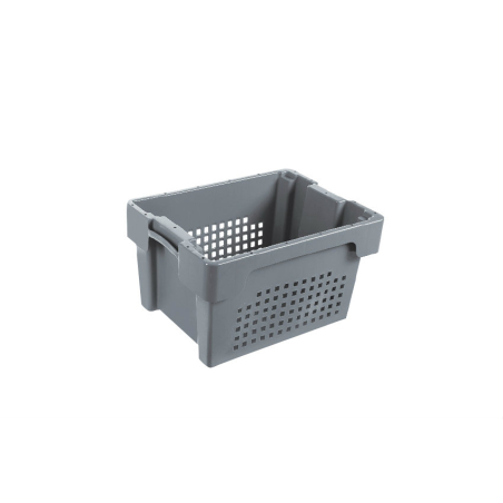 Rota bac de stockage 18l - 400x300x220mm Fond plein & cotes ajoures - NRD-4225-050 - Linum
