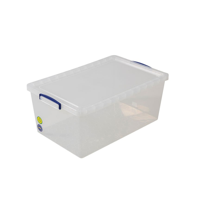 Box transparent - couvercle incl. 695x440x287 mm - 62l - emboit. - RUN-6200-990 - Linum