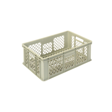 Euronorm 600x400x220mm - 42l Fond & cotes ajoures - GOP-6222-093 - Linum