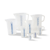 Becher gradue - 3000 ml Graduation bleue en relief - MEJ-3000-991 - Linum