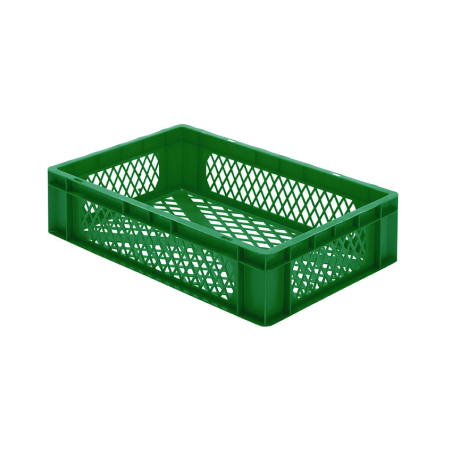 Euronorm 600x400x145 mm - standard Fond & cotes ajoures - RTP-6140-040 - Linum