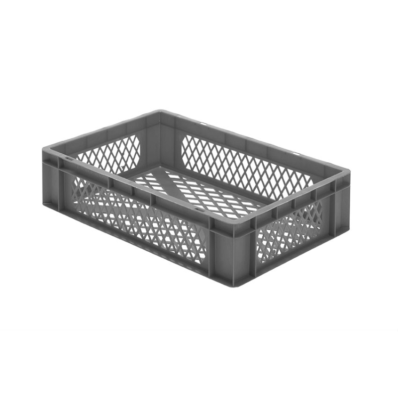Euronorm 600x400x145 mm - standard Fond & cotes ajoures - RTP-6140-050 - Linum