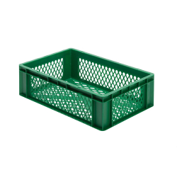 Euronorm 600x400x175 mm - standard Fond & cotes ajoures - RTP-6170-040 - Linum