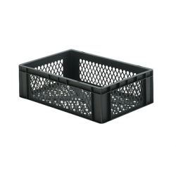 Euronorm 600x400x175 mm - standard Fond & cotes ajoures - RTP-6170-050 - Linum