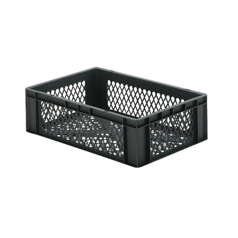 Euronorm 600x400x175 mm - standard Fond & cotes ajoures - RTP-6170-050 - Linum