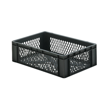 Euronorm 600x400x175 mm - standard Fond & cotes ajoures - RTP-6170-050 - Linum