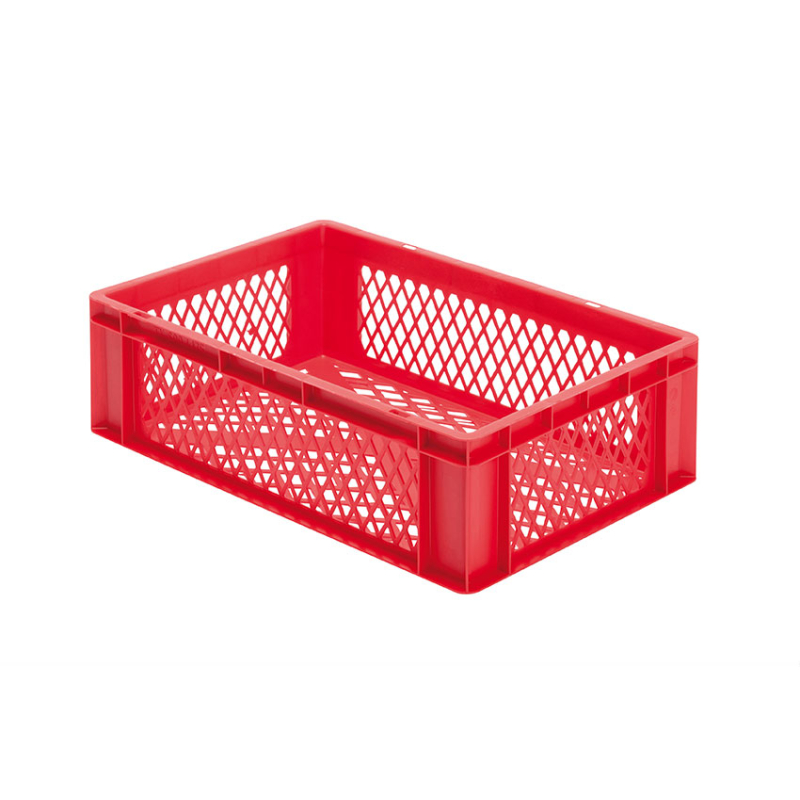 Euronorm 600x400x175 mm - standard Fond & cotes ajoures - RTP-6170-070 - Linum