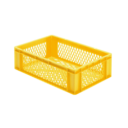 Euronorm 600x400x175 mm - standard Fond & cotes ajoures - RTP-6170-080 - Linum
