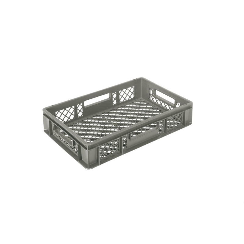 Euronorm 600x400x120mm - standard Fond & cotes ajoures - COP-6124-050 - Linum