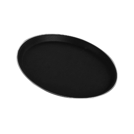 Plateau rond anti-slip - anneau en inox Fibre verre - &oslash;410mm - TRL-5410-020 - Linum