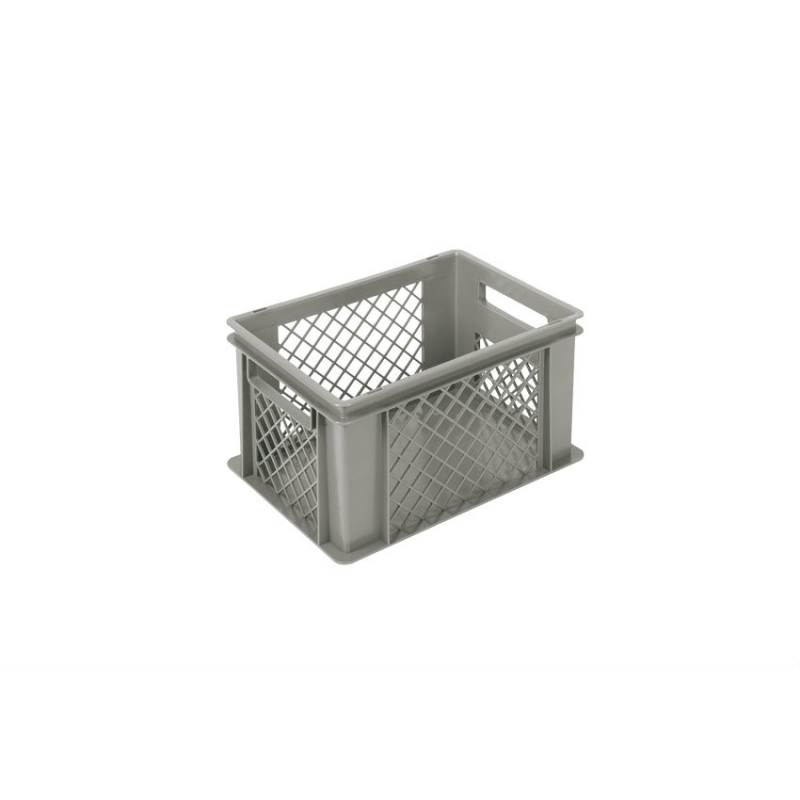Euronorm 400x300x220mm - standard Fond plein - cotes ajoures - COD-4222-050 - Linum