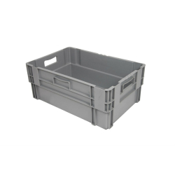 Bac gerbable emboitable - 600x400x240 Fond et cotes pleins - euronorm - NMC-6242-050 - Linum