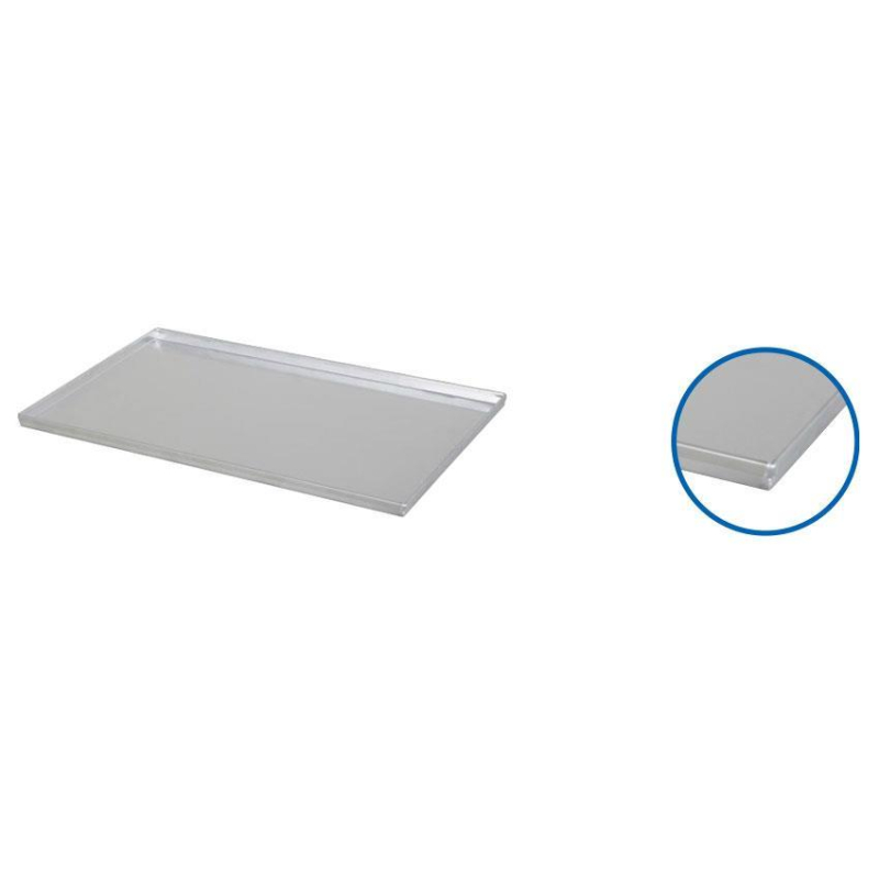 Plaque de four aluminium 325x530x20mm 4 bords 90&deg;  1,5mm - ABP-1140-000 - Linum