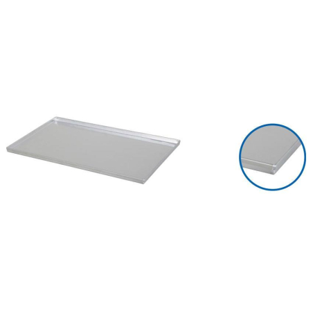 Plaque de four aluminium 325x530x20mm 4 bords 90&deg;  1,5mm - ABP-1140-000 - Linum