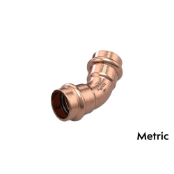 Courbe  45&deg; 15mm Maxipro -  3pce/pck - CMM-0203-000 - Linum
