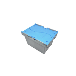 Bac navette 400x300x247 mm - 23l Facility pro - emboitable - gris/bleu - DBS-4255-665 - Linum