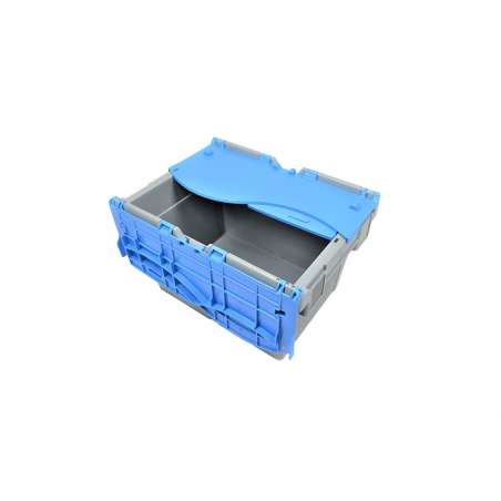 Bac navette 400x300x247 mm - 23l Facility pro - emboitable - gris/bleu - DBS-4255-665 - Linum