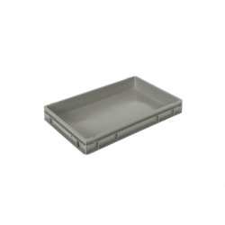 Euronorm 600x400x70mm - 13l - standard Fond & cotes pleins - COC-6075-050 - Linum