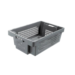 Rota bac de stockage 32l - 600x400x200mm Fond & cotes ajoures - NRP-6202-050 - Linum