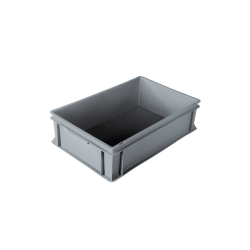 Euronorm 600x400x120mm - 23l - standard Fond & cotes pleins - COC-6125-050 - Linum