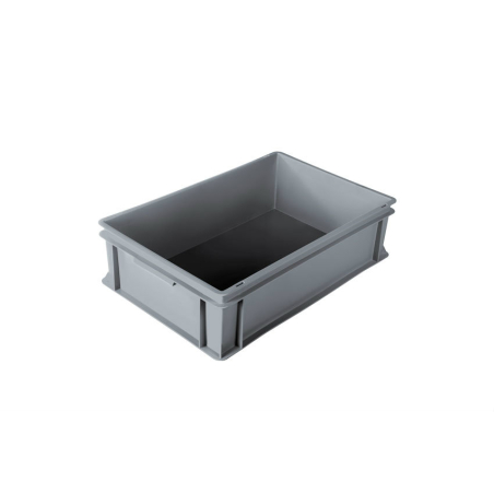 Euronorm 600x400x120mm - 23l - standard Fond & cotes pleins - COC-6125-050 - Linum