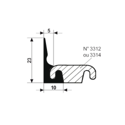 Bourrelet 2911  - FDG-2911-050 - Linum