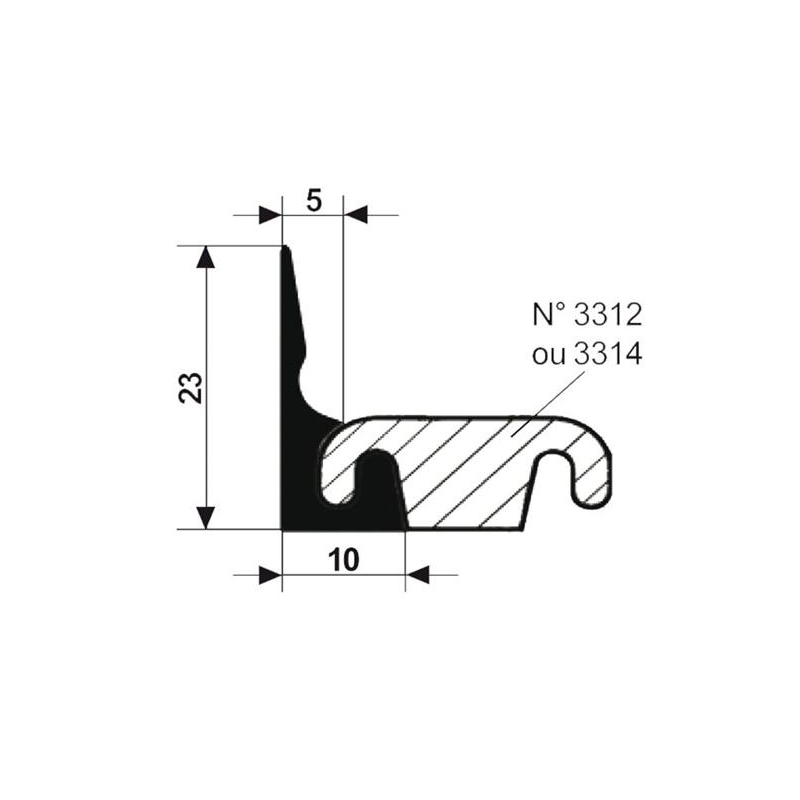Bourrelet 2911  - FDG-2911-050 - Linum