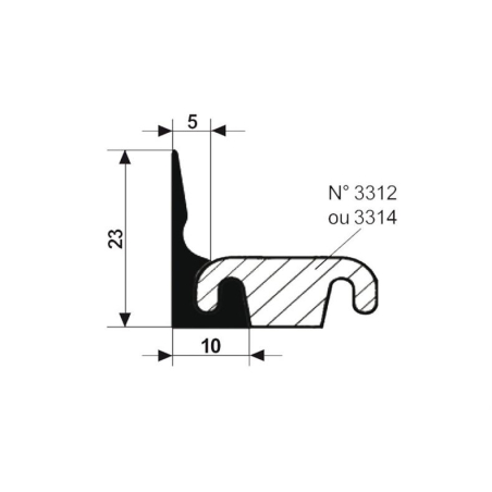 Bourrelet 2911  - FDG-2911-050 - Linum