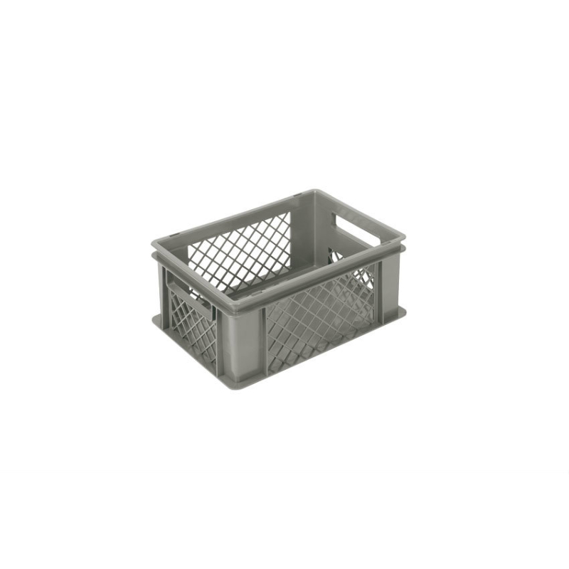 Euronorm 400x300x170mm - standard Fond plein - cotes ajoures - COD-4172-050 - Linum