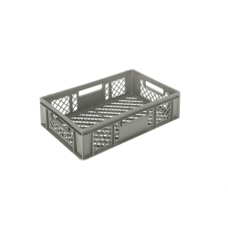 Euronorm 600x400x150mm - standard Fond & cotes ajoures - COP-6154-050 - Linum