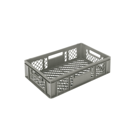 Euronorm 600x400x150mm - standard Fond & cotes ajoures - COP-6154-050 - Linum