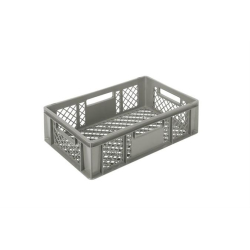 Euronorm 600x400x170mm - standard Fond & cotes ajoures - COP-6174-050 - Linum