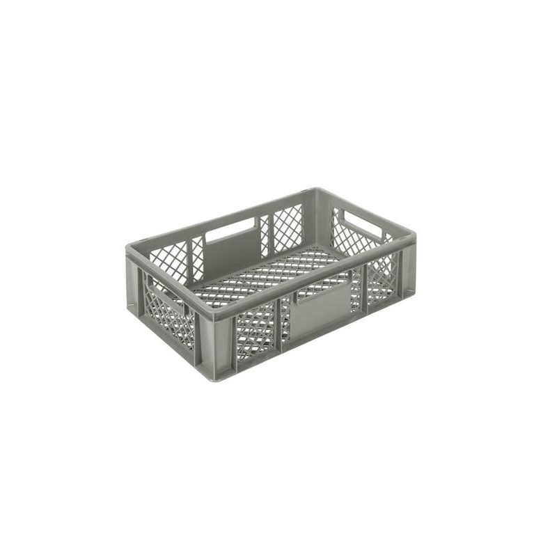 Euronorm 600x400x170mm - standard Fond & cotes ajoures - COP-6174-050 - Linum