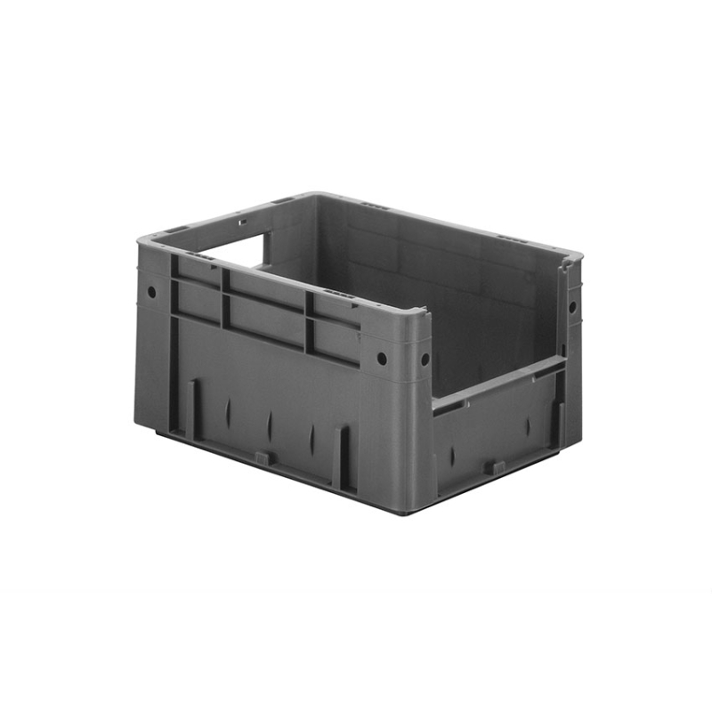 Bac euronorm 400x300x210 - ouv. Front. Fond et parois pleins - SCC-4211-050 - Linum