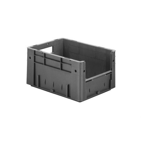 Bac euronorm 400x300x210 - ouv. Front. Fond et parois pleins - SCC-4211-050 - Linum