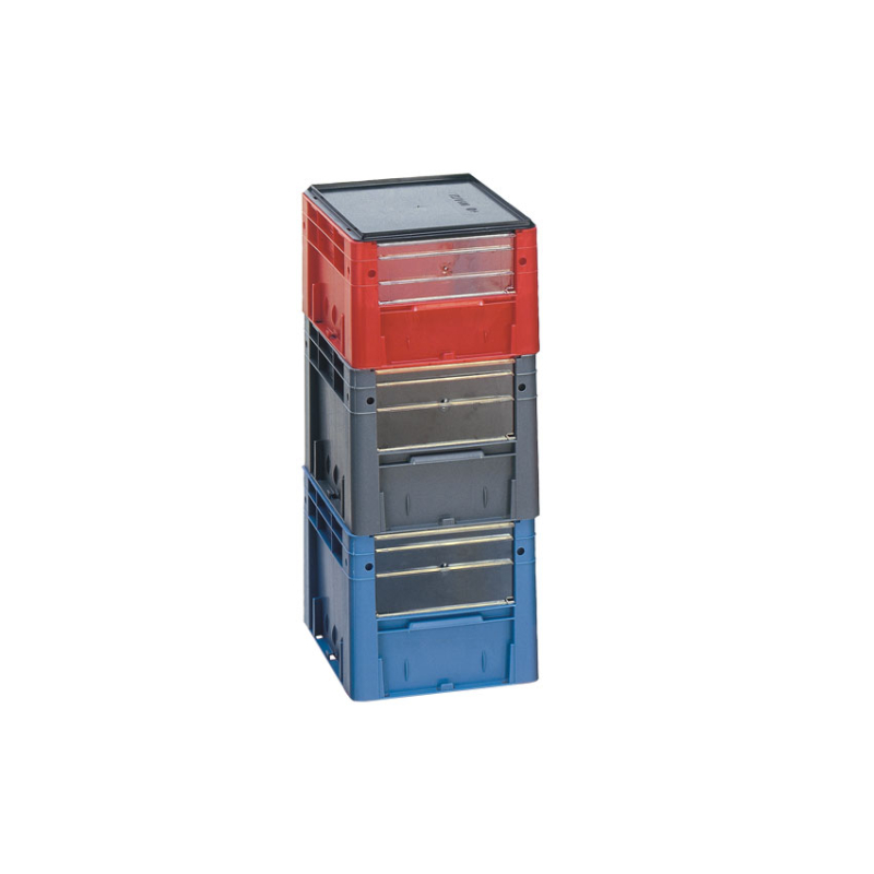 Bac euronorm 400x300x210 - ouv. Front. Fond et parois pleins - SCC-4211-070 - Linum