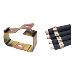 Collier en metal 67x37mm - 1/2' - 7/8' Fixation directe - 10pce/pck - ASP-3503-000 - Linum