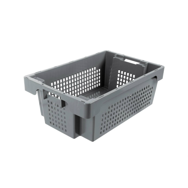 Rota bac de stockage 32l - 600x400x200mm Fond plein - cotes ajoures - NRD-6202-050 - Linum