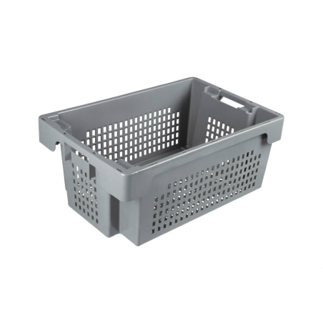 Rota bac de stockage 40l - 600x400x250mm Fond & cotes ajoures - NRP-6252-050 - Linum